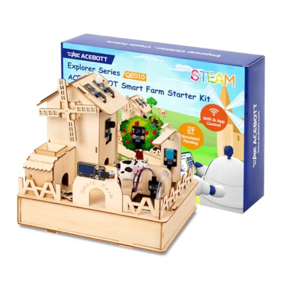 Farming & Agriculture Word Stacks - STEM Kit for Age 12+ ESP32