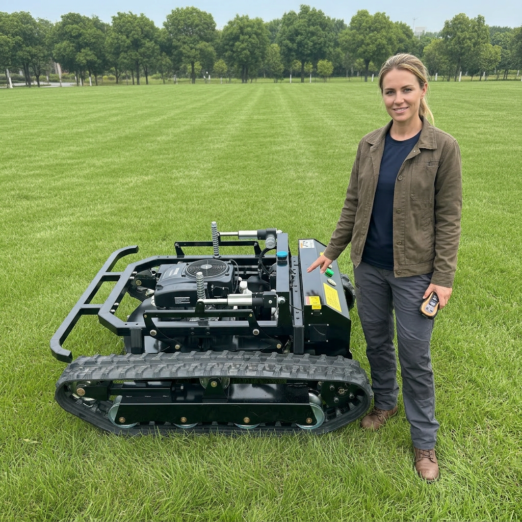 Farming & Agriculture Word Stacks - Heavy Duty Tracked Remote Control Lawn