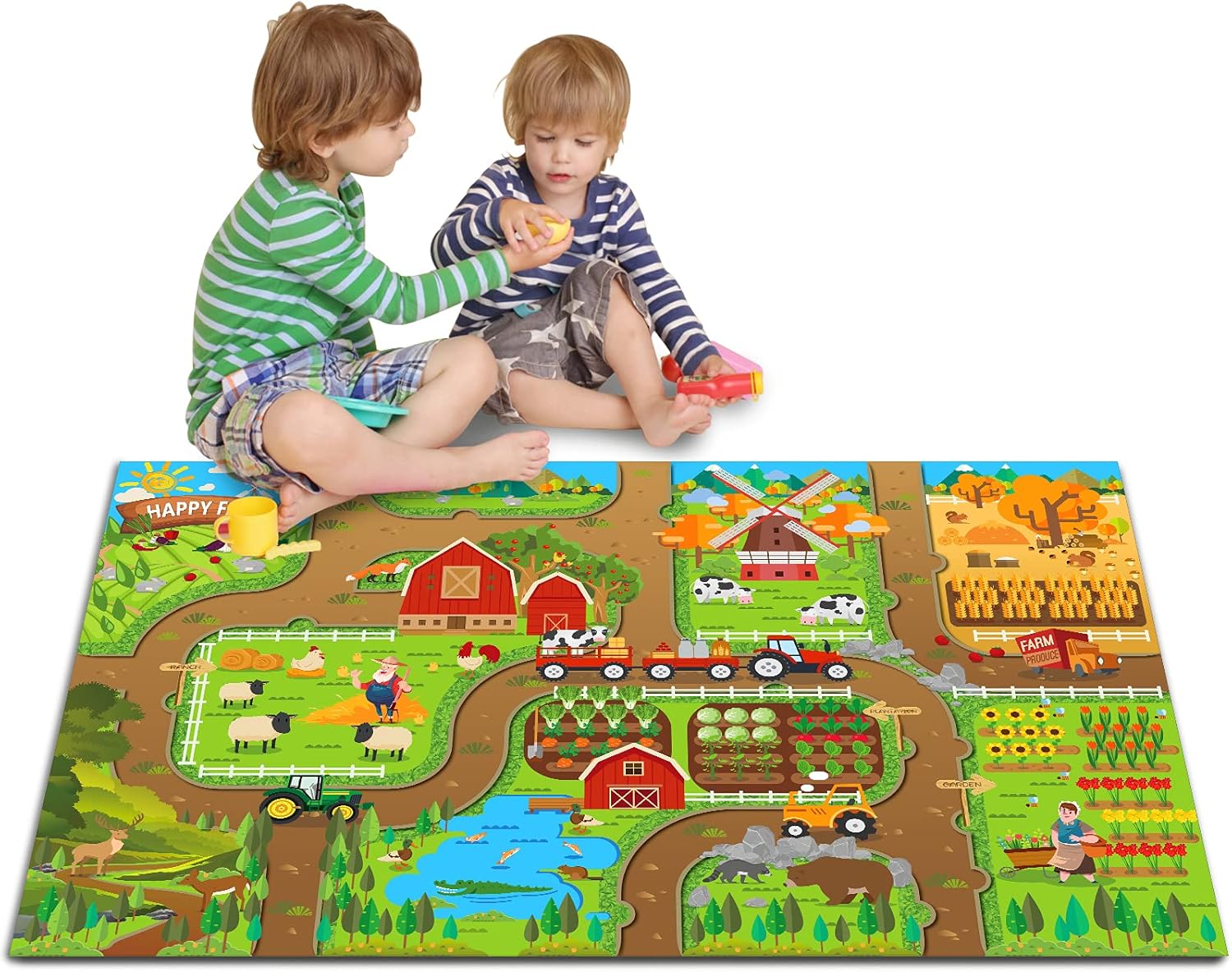 Farming & Agriculture Word Stacks - Kids Dream Mat Happy Farm Activity