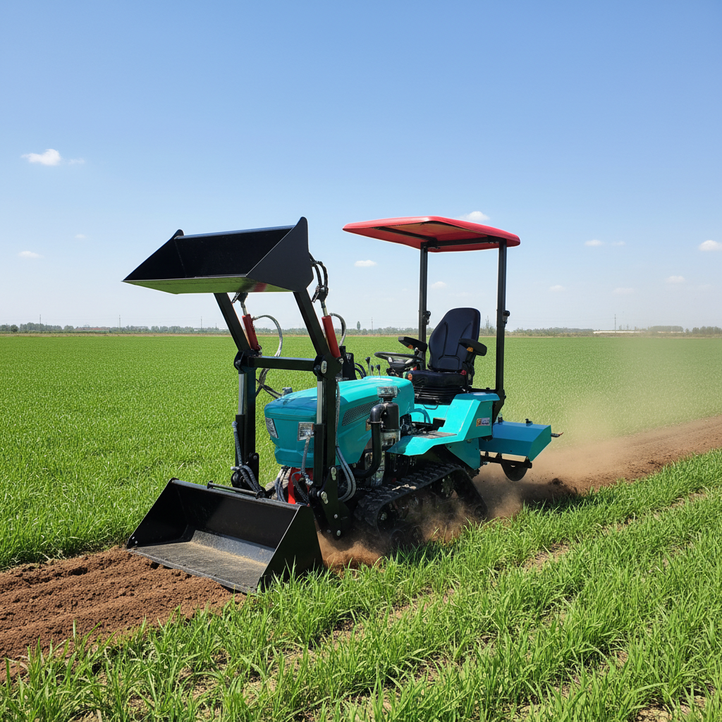 Farming Agriculture Equipment - EPA 35HP Excavator Equipped Crawler Tractor