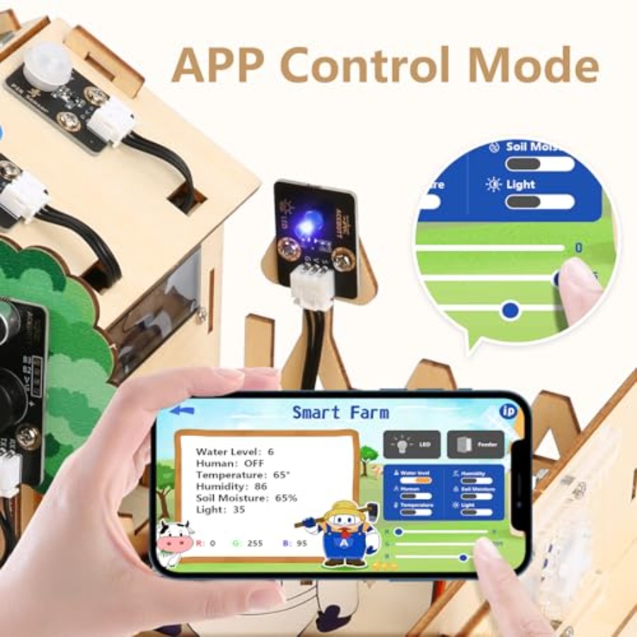 STEM Kit for Age 12+ ESP32 Sma - Farming & Agriculture Word Stacks 评论和价格