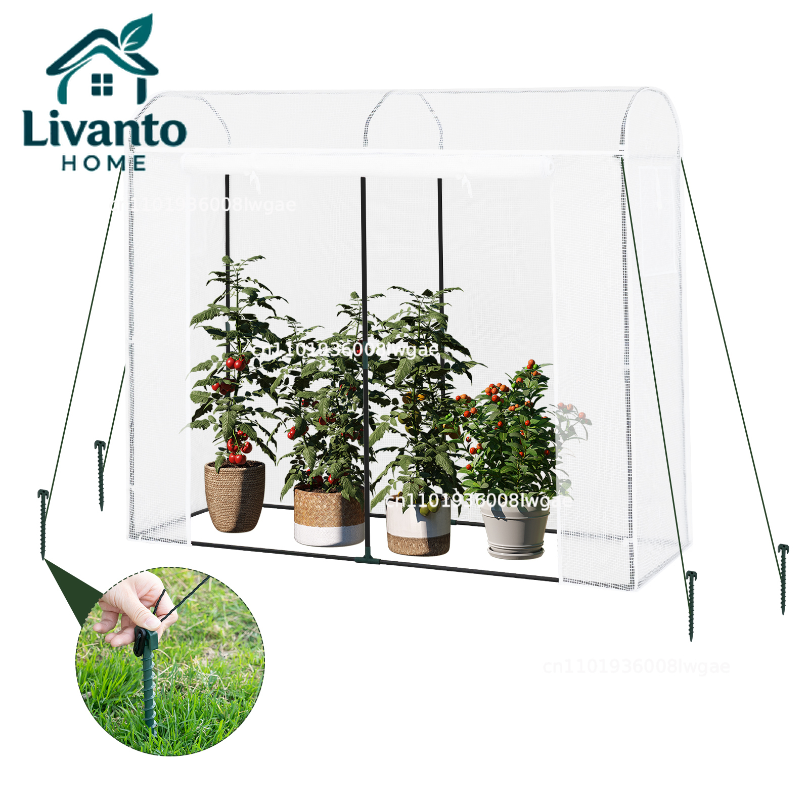 170x68x200cm Tomato Garden Hou - Agriculture Tomato Farming 评论和价格
