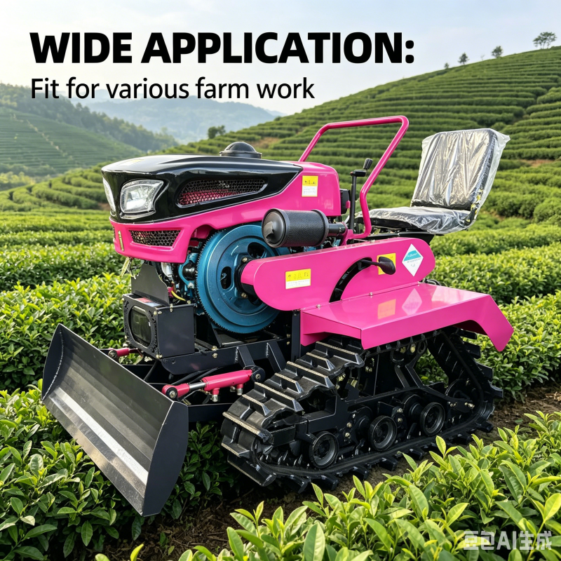 Diesel 25HP Crawler Rotary Til - Farming Agriculture Equipment 评论和价格