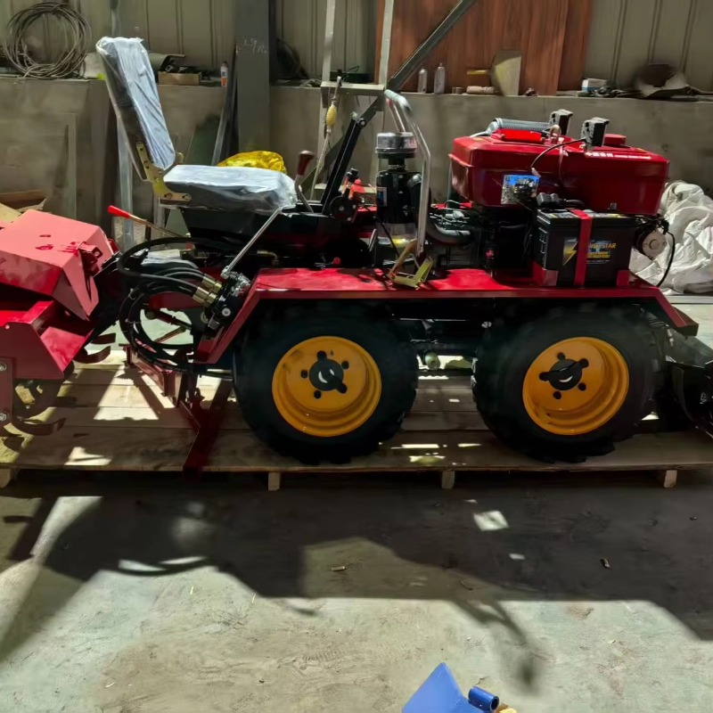Diesel 25HP Crawler Rotary Til - Farming Agriculture Equipment 评论和价格