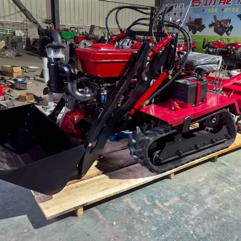 Diesel 25HP Crawler Rotary Til - Farming Agriculture Equipment 评论和价格