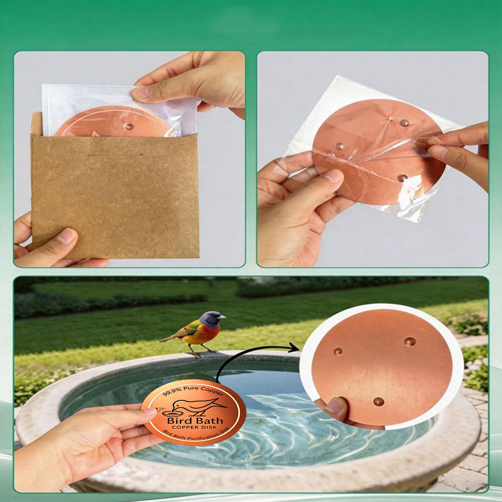 Bird Bath Copper Disc 0.6mm Th - Farming & Agriculture Word Stacks 评论和价格